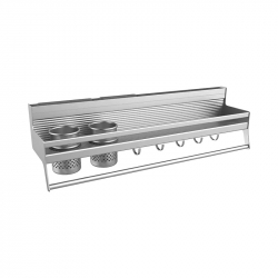 Кухонная полка Xiaomi Diiib Kitchen Shelf Double Cups 600mm Aluminum Alloy Silver (DMCFZWJ003)