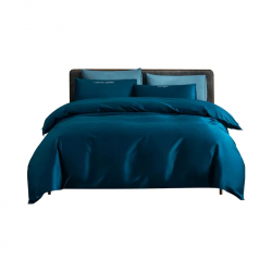 Постельное белье из хлопка Xiaomi Deep Sleep Luxury Sateen Kits 1.5m Dark Blue