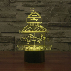 Лампа 3D Карусель (GL-94)