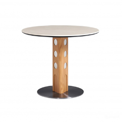 Круглый обеденный стол со столешницей из керамогранита Xiaomi Linsy Round Dining Table 0.9 m (VN3R-A)