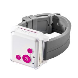 Детский мини GPS трекер/GPS маяк Reachfar RF-V16 White-Pink
