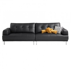 Диван на 2 места Xiaomi Linsy American Retro Leather Sofa Black 2660 mm (PS160-A)