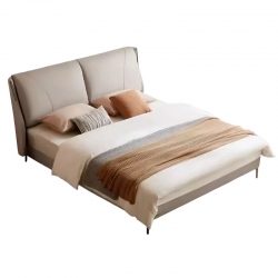 Двуспальная кровать Xiaomi Linsy Soft-Packed Bed Petal Double 1.5 m Grey (TBC720-A) (без матраса)