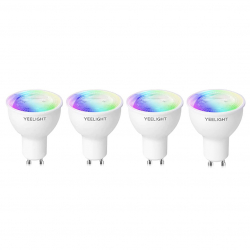 Умная лампочка Xiaomi Yeelight Smart Bulb Multicolor GU10(YLDPO04-A) 4 шт