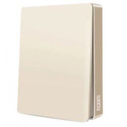 Умный выключатель Aqara Smart Light Switch ZigBee Version (Одинарный без нулевой линии) Gold (QBKG04LM)