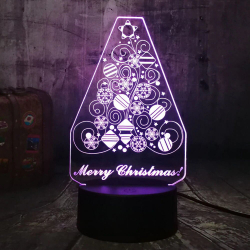 Лампа 3D С рождеством 5 (GL-63)