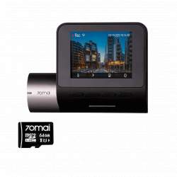 Видеорегистратор Xiaomi 70mai Dash Cam Pro Plus A500 (стандартная конфигурация + карта памяти 64 G)
