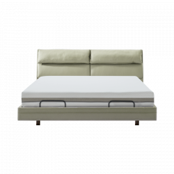 Умная двуспальная кровать Xiaomi 8H Feel Intelligent Leather Suspended Electric Bed X+ 1.8m Beige (умное основание DT7 и латексный матрас RM)