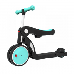 Детский велосипед-беговел Xiaomi Bebehoo 5-in-1 Multi-function Deformation Stroller Blue (DGN5-1)