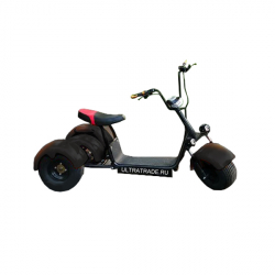 Трицикл Citycoco HARLEY Черный (Максимальный комплект)