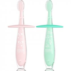 Детские зубные щётки Xiaomi Baby Silicone Toothbrush Koia Mama 8M (2 шт)