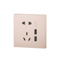 Умная Wi-Fi розетка Xiaomi Aqara Smart Socket H1 Gold 2 USB Five-hole (QBCZ15LM)