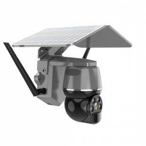 IP-камера на солнечной батарее YouSmart Intelligent Solar Energy Alert PTZ Camera Wi-Fi Q7 Grey - фото 3