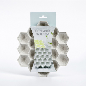 Силиконовая форма для льда Jordan Judy Ice Mold Honeycomb Gray 19 ячеек (CD033) - фото 2