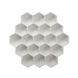 Силиконовая форма для льда Jordan Judy Ice Mold Honeycomb Gray 19 ячеек (CD033) - фото 3