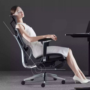 Офисное кресло с подставкой для ног Xiaomi HBADA Ergonomic Office Chair E5 Black - фото 5
