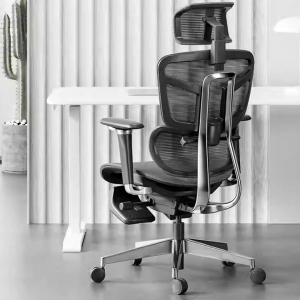 Офисное кресло с подставкой для ног Xiaomi HBADA Ergonomic Office Chair E5 Black - фото 2