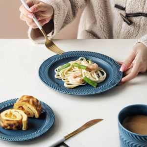 Набор керамической посуды Xiaomi SONGFA Mary Bird Blue 9 приборов - фото 3