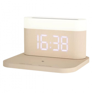 Ночник-будильник с беспроводной зарядкой Xiaomi VFZ Wireless Magnetic Charging Alarm Clock Beige (C-WCLL-CO2) часы будильник с беспроводной зарядкой ritmix rrc 900qi grey