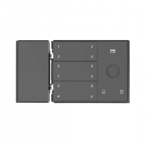 Умный дверной замок для стеклянных дверей Xiaomi CRMCR Smart Glass Door Lock Pro Space Gray (CB2306) проводной дверной замок эра