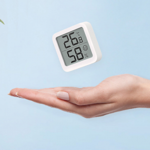 Датчик температуры и влажности Xiaomi MIIIW  Rice Light Enjoy Thermometer And Hygrometer Mini Version White (MWTH02) - фото 4