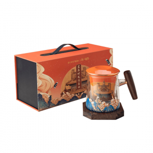 Стеклянная чашка для чая с керамическим фильтром Xiaomi Pinztea Glass Tea Cup With Ceramic Filter 440mL