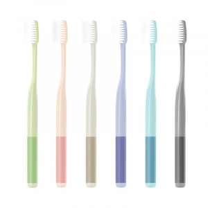Набор зубных щеток  Daily Elements Toothbrush Antibacterial Soft Brush (6 шт.)