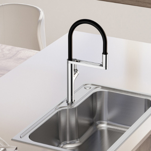 Индукционный поворотный смеситель с очистителем воды Xiaomi Diiib Rotatable Kitchen Faucet Black (DXCF013) - фото 4