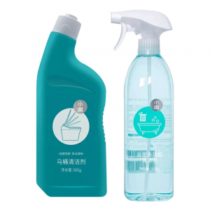 Набор чистящих средств для ванны и унитаза Xiaomi Xiaoxian Toilet Cleaner 800g + Bathroom Multifunctional Cleaner 800g automatic toilet cleaner tablets remove urine stains bad smell descaling air freshen perfume dissolve bathroom cleaning agent