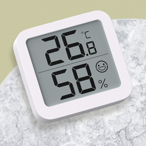 Датчик температуры и влажности Xiaomi MIIIW  Rice Light Enjoy Thermometer And Hygrometer Mini Version White (MWTH02) - фото 2