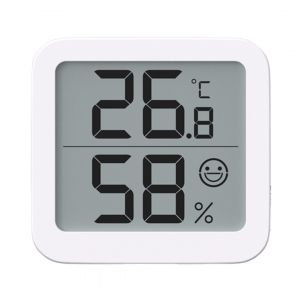 Датчик температуры и влажности Xiaomi MIIIW  Rice Light Enjoy Thermometer And Hygrometer Mini Version White (MWTH02) peakmeter pm6501 жк дисплей измеритель температуры типа k термопара с цифровым термометром с фиксацией данных регистрацией