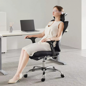 Офисное компьютерное кресло Xiaomi HBADA Ergonomic Computer Office Chair Standart Grey - фото 3