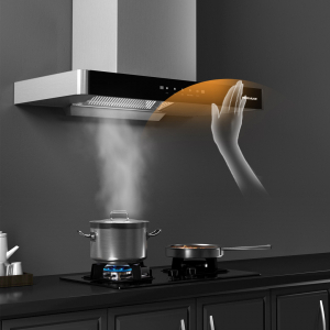 Комплект кухонной вытяжки и газовой плиты Xiaomi Mensarjor Set Of Kitchen Hood And Gas Stove Black - фото 4