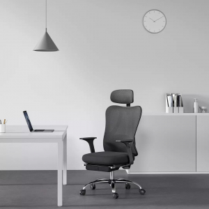 Офисное компьютерное кресло Xiaomi HBADA Ergonomic Computer Office Chair Standart Grey - фото 5