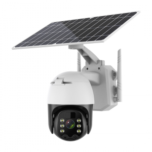 IP-камера на солнечной батарее YouSmart Intelligent Solar Energy Alert PTZ Camera Wi-Fi White&Black (Q5PRO) - фото 1