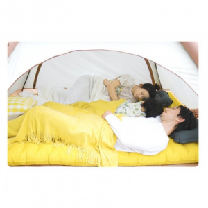 Двухместный надувной спальный матрас Xiaomi One Night Inflatable Sleeping Mat Orange (PM2-02) - фото 2