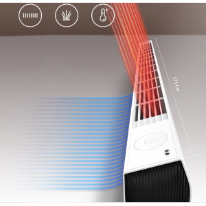 Умный напольный электрический обогреватель Xiaomi O’ws Smart Electric Heater 3T 3000W White (3T3000) - фото 3