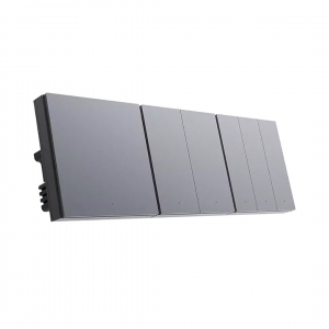 Умный настенный выключатель Aqara Smart Wall Switch H1 Pro (двойной с нулевой линией) Black (QBKG31LM) - фото 2