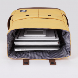 Влагозащищенный рюкзак Xiaomi 90 Points Vibrant College Casual Backpack Yellow - фото 5