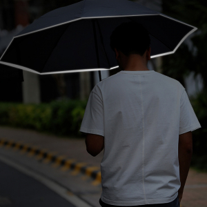 Автоматический зонт обратного сложения Xiaomi Konggu Automatic Umbrella Gray Rock Salt