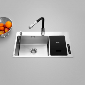 Умная кухонная мойка с ультразвуковой технологией мытья со смесителем Xiaomi Mensarjor Kitchen Sink With Smart Washing Machine (JBS2T-M1Pro)