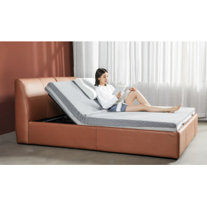 Умная двуспальная кровать Xiaomi 8H Smart Electric Bed DT1 1.8 m Fashion Orange (умное основание и ортопедический матрас R2 Pro)