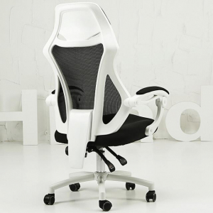 Офисное кресло с подставкой для ног Xiaomi HBADA Cloud Shield Ergonomic Office Chair White - фото 4