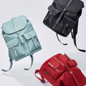 Рюкзак Xiaomi 90 points Commuter Ladies Backpack Laptop Waterproof Nylon Bag Red - фото 3