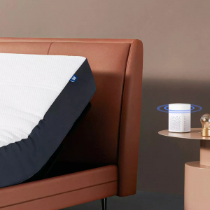 Умная двуспальная кровать Xiaomi 8H Smart Electric Bed Pro Milan RM 1.5 m Grey Blue (умное основание и латексный матрас Schcott)
