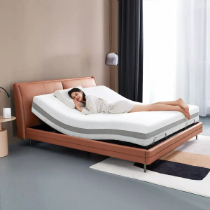 Умная двуспальная кровать Xiaomi 8H Smart Electric Bed Pro Milan TZ 1.5 m Gray Blue (умное основание и ортопедический матрас)