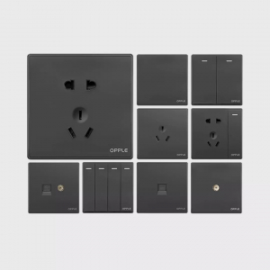 Розетка Xiaomi OPPLE Wall Switch Socket K05 Black Oblique Five Holes