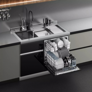 Модульная кухонная мойка с посудомоечной машиной Xiaomi Mensarjor Modular Integrated Water Tank 900mm Standard Nano (версия с нанопокрытием) JJS-90D01B-D