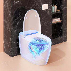 Умный унитаз Xiaomi Small Whale Wash Antibacterial Smart Toilet 400 mm White (Версия с просушкой теплым воздухом) - фото 5