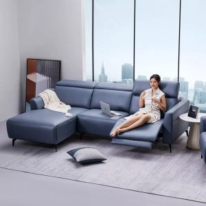 Умный диван-реклайнер на 3 места Xiaomi 8H Master Intelligent Electric Combination Sofa Roman Blue Three Persons левая сторона (DS Pro) - фото 5